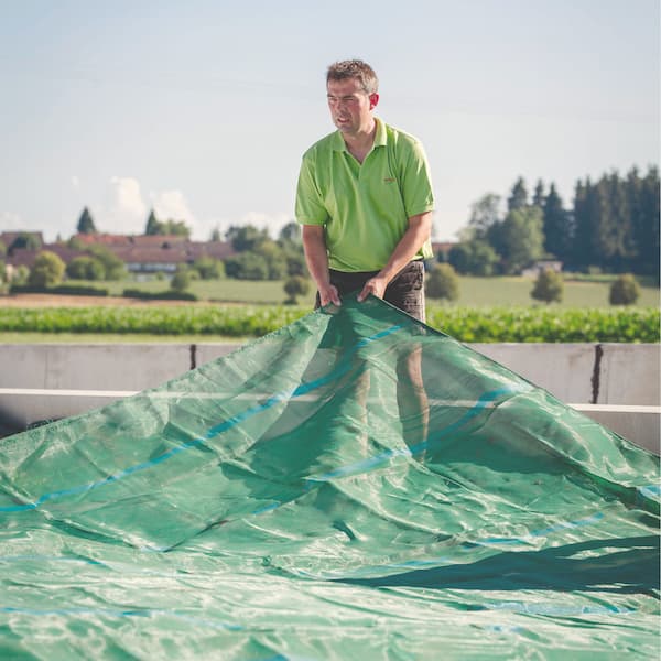 Siloschutzgitter Standard BÖCK Gitterflex 220 g/m², grün