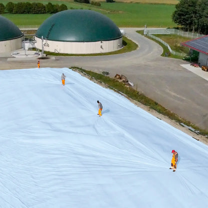 Silofolie BÖCK ARCTIC 110 µm, hellblau/schwarz