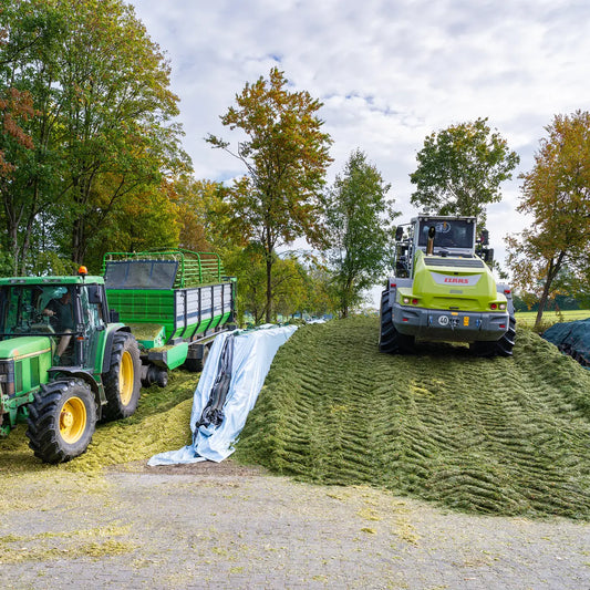 Silofolie BÖCK ARCTIC 110 µm, hellblau/schwarz