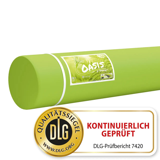 Siloofolie BÖCK OASIS DLG gepréift 90µm, hellgréng/schwaarz
