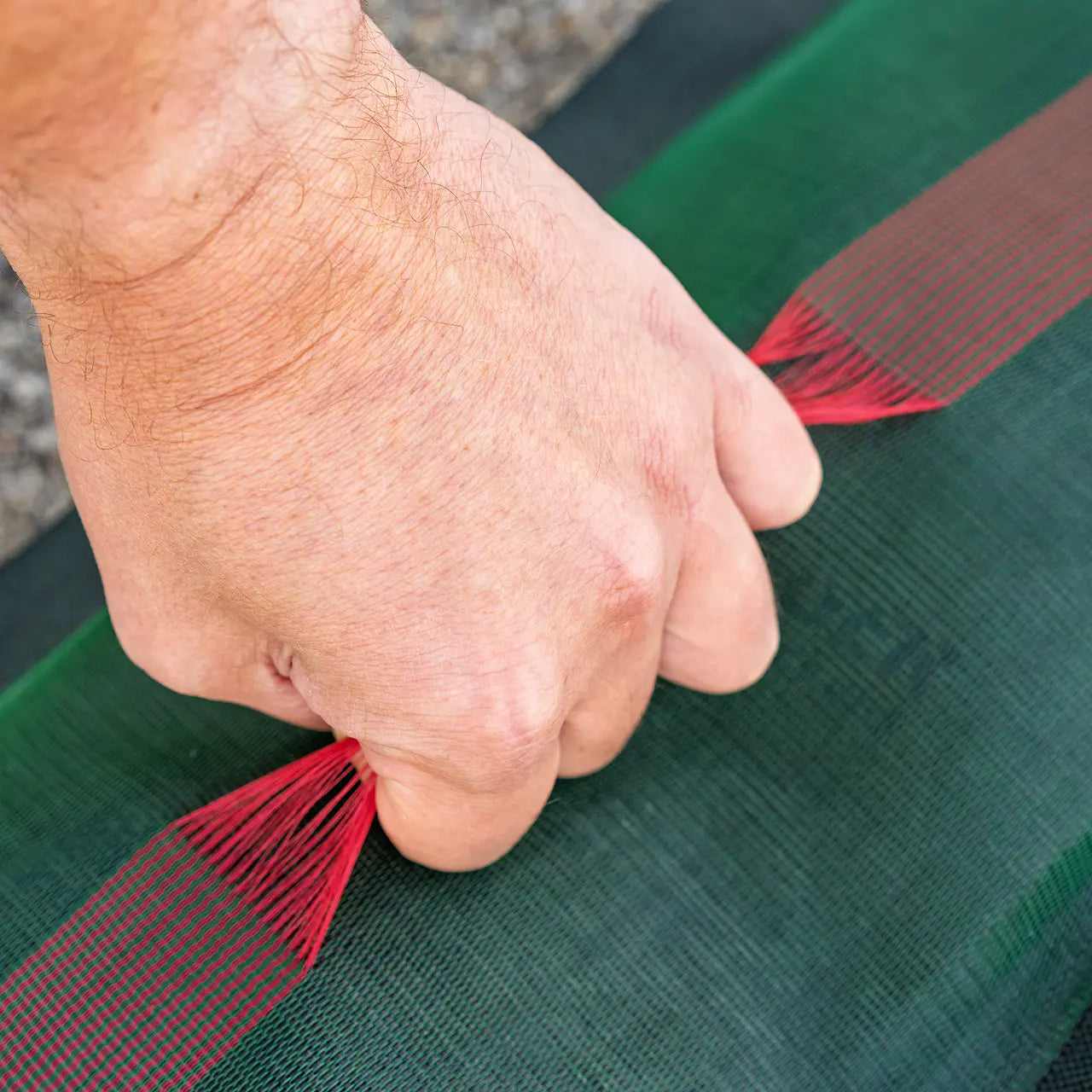 Silosack PRO 100cm x 27cm BÖCK, grün (rot), 3x Griff, inkl. Verschlussdraht