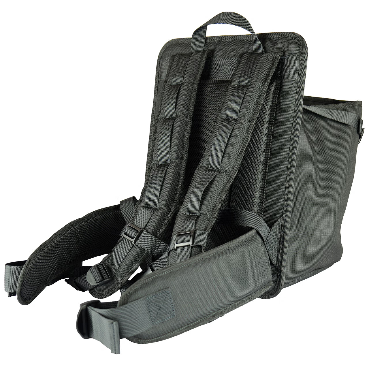 BÖCK V12 Rucksack Rückseite – ergonomisches Tragesystem mit Schulter- und Hüftgurt für 20 kg Tragelast