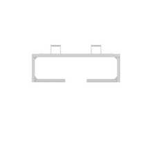 Silofolien Abroller klein für eine Folie, verzinkt