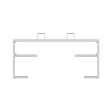 Silofolien Abroller groß für zwei Folien, verzinkt