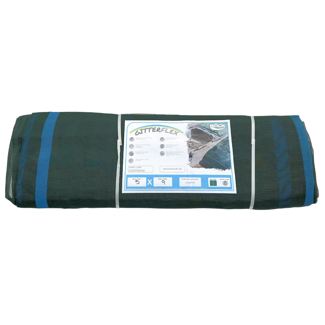 Siloschutzgitter Standard BÖCK Gitterflex 220 g/m², grün