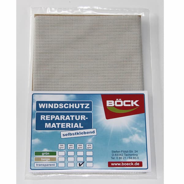 BÖCK-Windschutz Reparaturmaterial, selbstklebend 300 x 200 mm