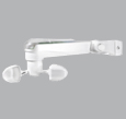 Rollvorhang mit Seilführung und Motor Anlagenbreite:         cm / Anlagenhöhe:      cm